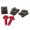 Mounting Clips Trim Screws for Aluminium Screw Red 5 x