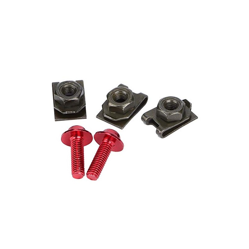 Mounting Clips Trim Screws for Aluminium Screw Red 5 x