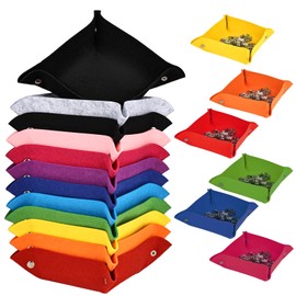 XCDMJ Pack of 12 Accessories Puzzle Sorter Bowls Felt Stackable Puzzle Sorting Trays for up to 1500 2000 2500 Portable Sorting Tray