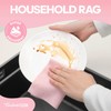 Fantasticlean Microfiber Cleaning Cloth Roll -60 Pack, Tear Away Paperless