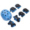 Helmet Knee Pad Adjustable Comfortable Protective Kids Sport Gear Set