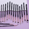 Bueart Design 15Pcs Professional Eye Makeup Brushes Set (Rose Gold