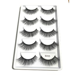 Enhance Your Natural Beauty with Stunning False Eyelashes Cat Eye 5 pairs 3D