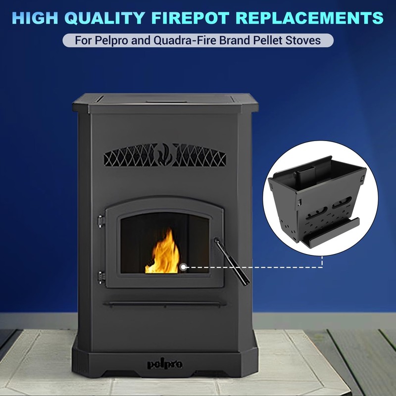SRV7077-003, Firepot Replacement for Pelpro PP70, PP130, PP150, PP60, PPC90,