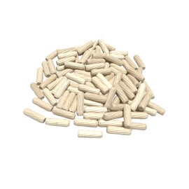 kicoriya 100 Pieces Wood Dowels 0.2 x 0.8 inches (6 x 20 mm) Wood Dowels for Furniture Joints