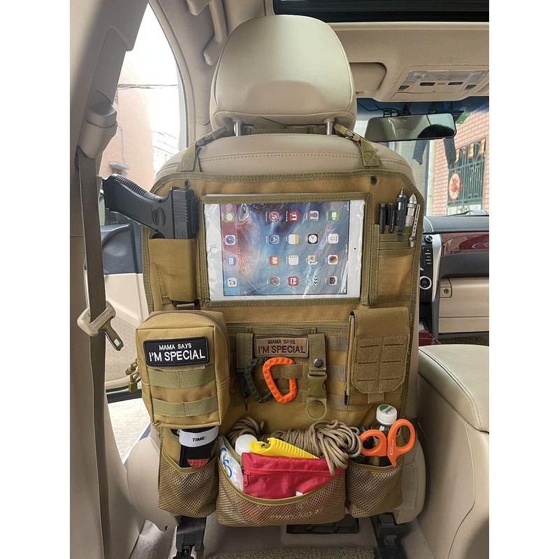 Tactical Scorpion Gear MOLLE Vehicle Panel Universal Fit Car Seat