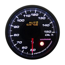 Autogauge (Auto Gauge) Oil Heat Meter, 60 mm, 60 φ Additional Meter Made in Japan Stepping Motor Technology Smoke Warning Function 360 Series 360ot