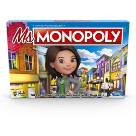 Monopoly Ms.Monopoly Board Game for Ages 8 & Up, Brown (E8424)