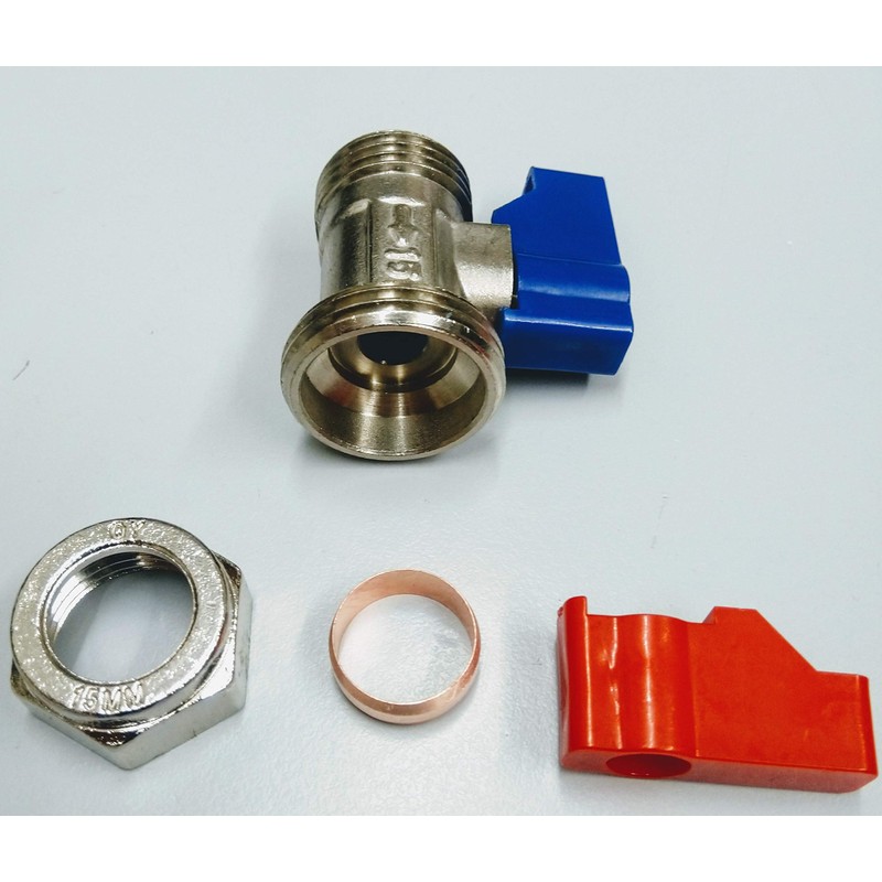 15mm x 3/4" Straight Washing Machine Valve