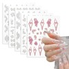 NICENEEDED Nagelsticker Mit 5D Prägung Und n Florale Maniküre Aufkleber
