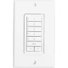 Rollease RF White 5 Channel Decorator Surface Mount Switch #MTRF-WS5-FLUS