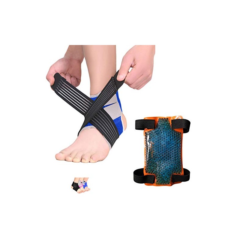 BodyMoves Kid's Ankle Brace Support Plus Hot and Cold Ice