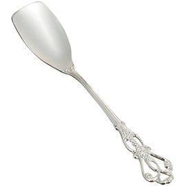 Nagao Lacell Ice Spoon, 5.3 inches (13.6 cm), Silver Plated, Made in Japan