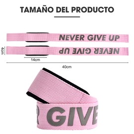 muñequeras gym,Correas acolchonadas para Levantamiento de Pesas,Straps de Gym para Proteccion de Dedos y muñecas, levantamiento de pesas, culturismo, Xfit, entrenamiento de fuerza…