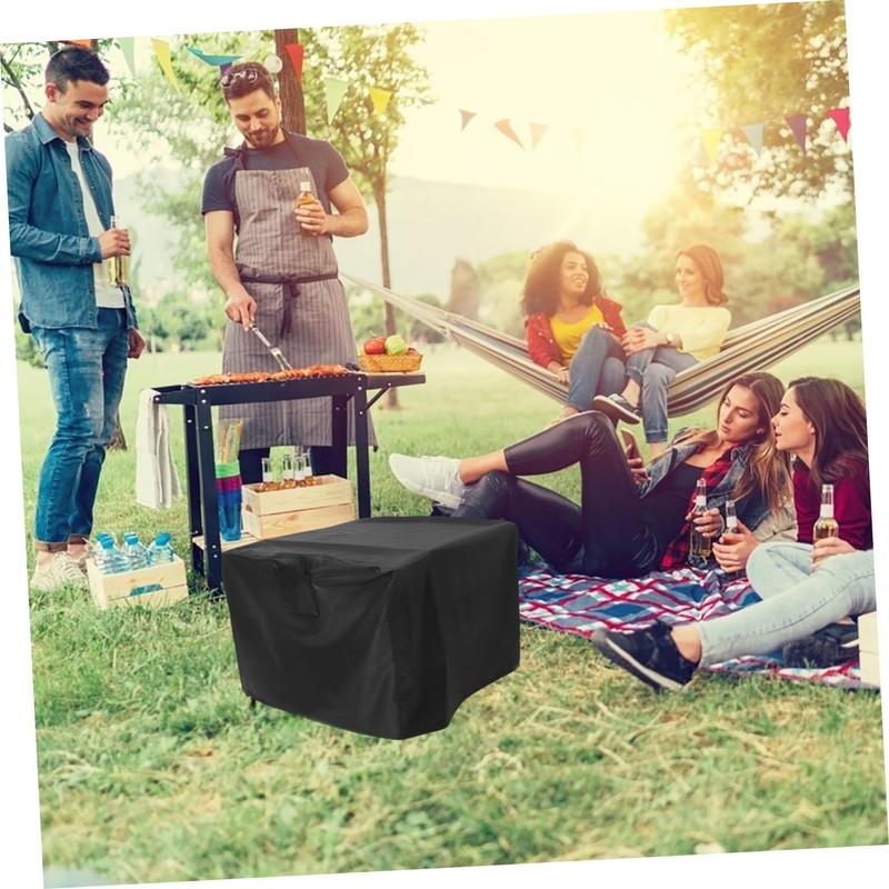 Outanaya Square Fire Pit Cover for Outdoor Gas Table Durable