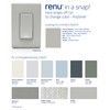 Leviton Renu Switch RE153-PG for 3-Way Applications, 15A-120/277VAC (Pebble Grey)
