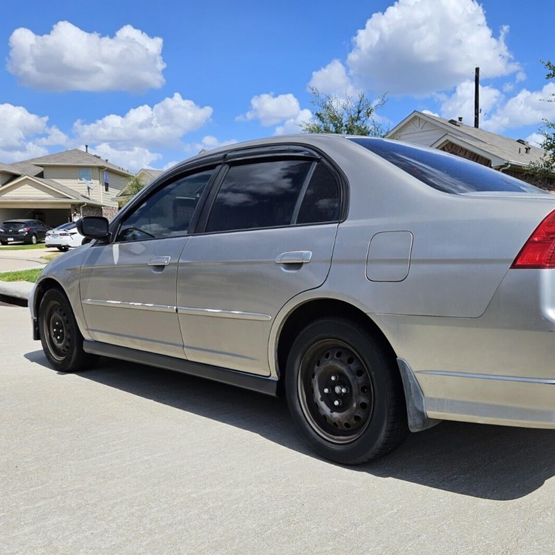HECASA Side Skirts Pair Compatible with 2001-2005 Honda Civic 2/4