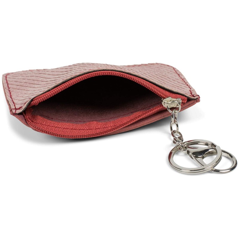 styleBREAKER 05050096 Key Case with Snake Pattern Structure and Zip,