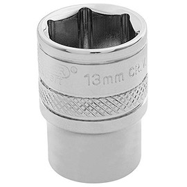 Draper 32487 1/4" Square Drive Polished Chrome Metric Socket, 7 mm Size