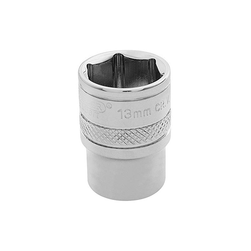 Draper 32487 1/4" Square Drive Polished Chrome Metric Socket, 7