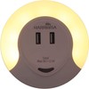 Dual USB Port LED Night Light for USB Charging Devices