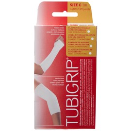 TUBIGRIP SIZE C 1 METRE NATURAL MEDIUM WRISTS SMALL ELBOWS ELASTICATED TUBULA.