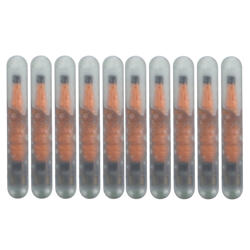 10pcs 1.25mm Pet Microchip Animal Label Glass Tube Chip Mini