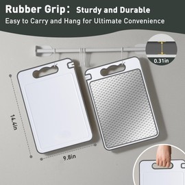 2 in 1 Stainless Steel Cutting Board with Handle Chopping Brides Her Wedding Day Bridal Shower Engaged Engagement Hostess Couple Newly Wed House Christmas Married Future Mrs fiancee Unique Cool Gifts