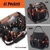 WELKINLAND 41-Pocket Electrician Tool Bag, 14-Inch HVAC Tools Bag, Heavy-Duty