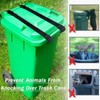 Nilioerup 2 Pieces Trash Can Locks for Animals, Adjustable Trash