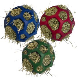 Piggy Poo and Crew Hay Stuffed Foraging Balls for Bunnies Rabbits Guinea Pigs or Other Pets