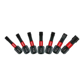 Diablo Torx Security Drive Bits for Impact Drivers - Assorted TH10 to TH40, Max Durability, 1/4" Hex Shank, Rust Resistant, 1" Length, 7-Pack - DTHV1-S7