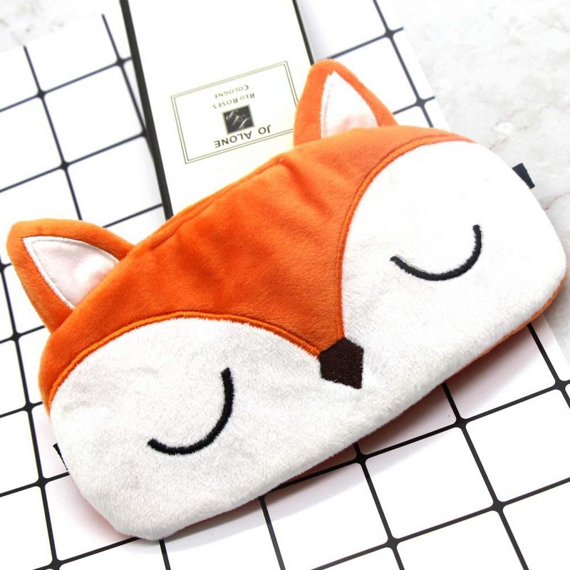 2 Pcs Kids Sleep Mask, Shinywear Fox Sleeping Mask Eye