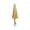 3 Pcs Small HSS Step Ti Cone Drill Hole Cutter