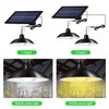 Solar Powered LEDs Ceiling Light Dimmable Shed Lights Patio Chandelier