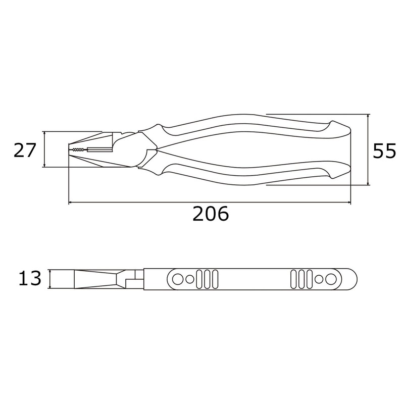 Victor Vector Plus Eccentric Pliers / 7.9 inches (200 mm)