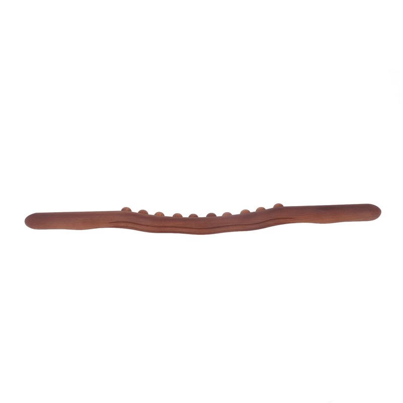 2Pcs Wooden Scraping Stick 10 Massage Dots Large Contact Wooden