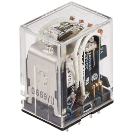 omron ミニパワーリレー 基準形 4極シングル接点 プリント基板用端子(正式製品型番:MY4-02 DC24)