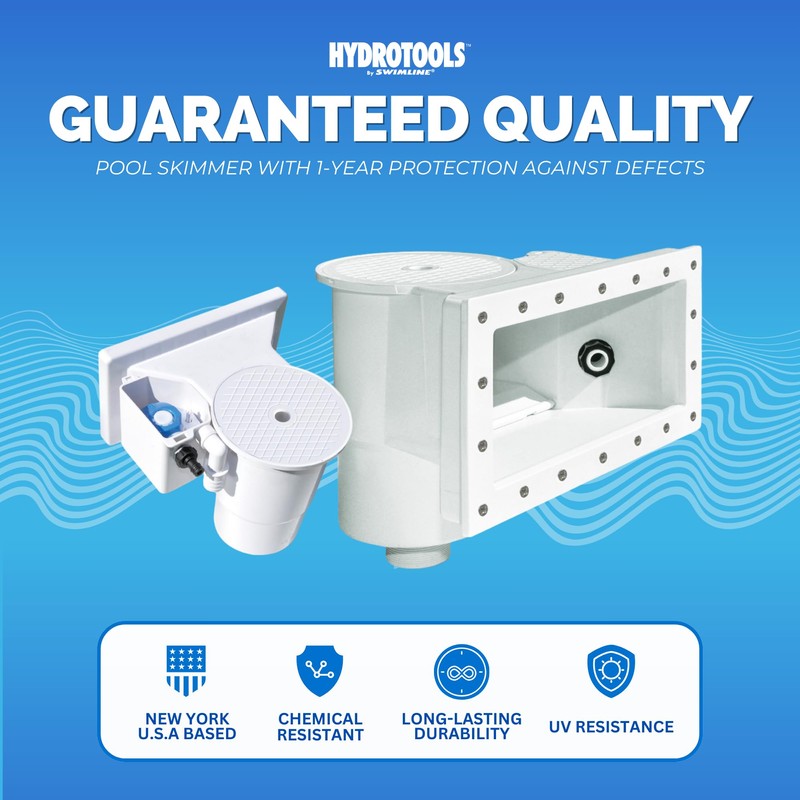 SWIMLINE HYDROTOOLS Standard Thru-Wall Above Ground Pool Skimmer Kit With