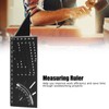 MultiFunctional Aluminum Alloy Angle Ruler Woodworking Measuring Ruler Tool Accessory