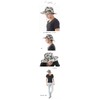 Mt.happy Large Adjustable 2-Way Safari Hat, Ten Gallon Hat, Wide
