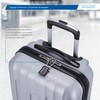Austin House Travel Essentials Luggage Lock – 3-Dial Combination Cable