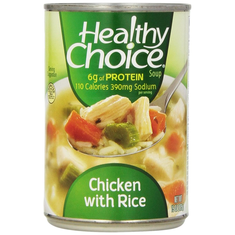 Healthy Choice Soup 5 Chicken Noodle and 5 Chicken with