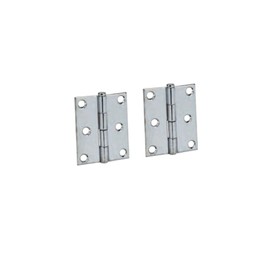 Perko 1293DP9CHR Chrome-Plated Butt Hinge - 3" Open Width x 3" Pin Height