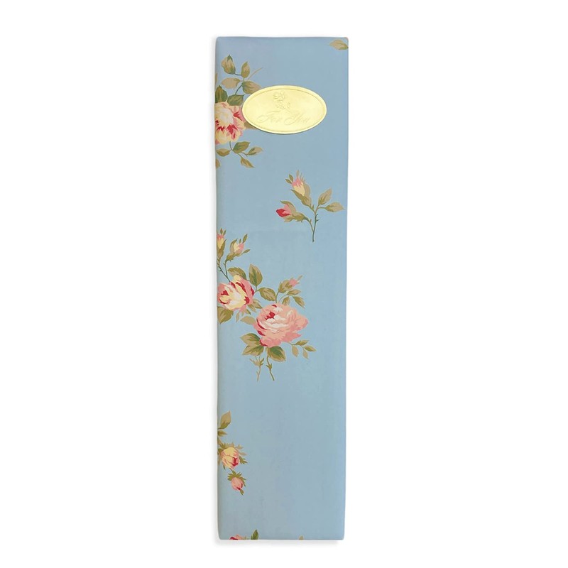 Couples Chopsticks Silver Cherry Blossom Flower Blue Red Paulownia Box