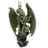 Cthulhu Octopus Sea Monster Creature on Rock Christmas Tree Ornaments