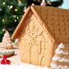 PME CH24CCC102 Christmas Cookie Cutters & Stamps, Gingerbread House (Set