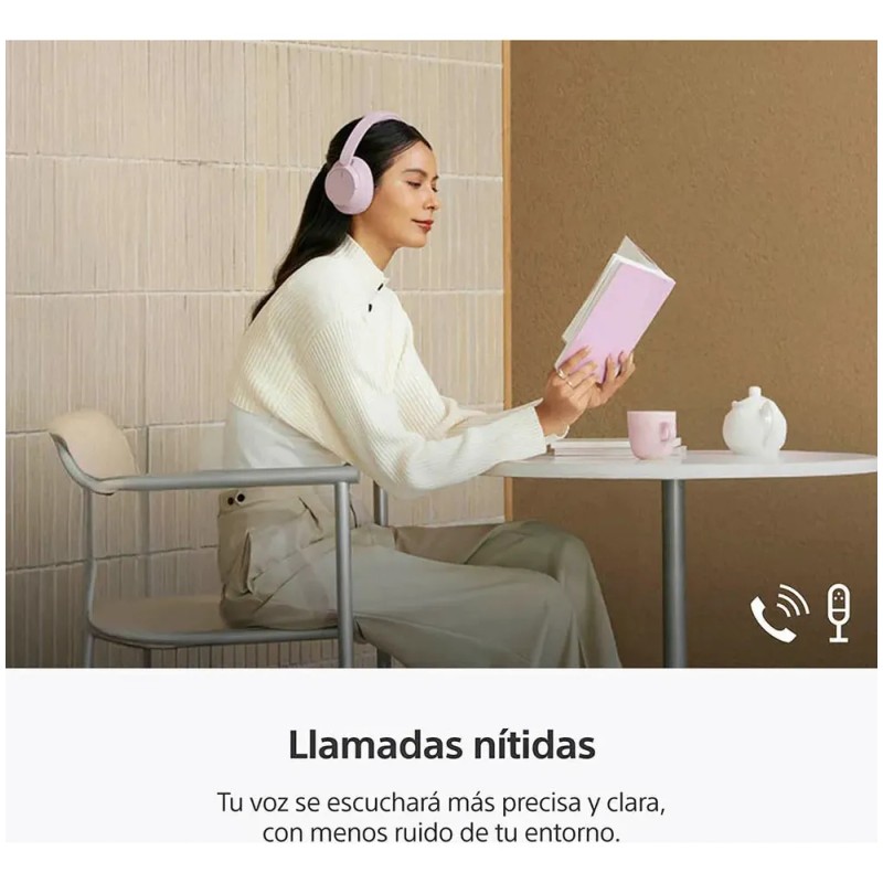 Audífonos Inalámbricos Wh-ch720n Color Rosa
