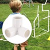 TOP-VIGOR 10Pcs 20mm 3 Way Elbow PVC Pipe Fitting, Tee