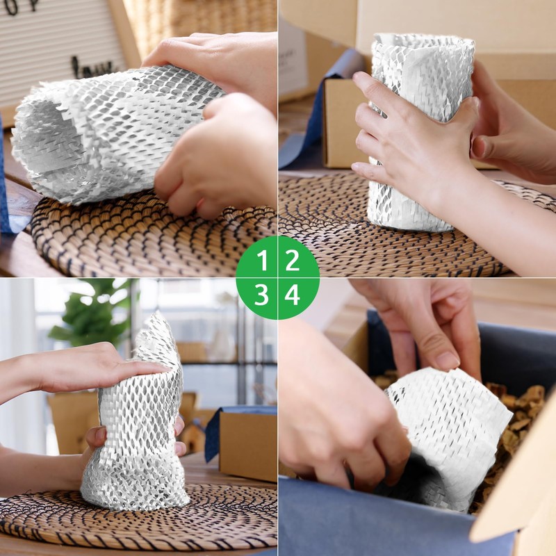 Honeycomb Packing Paper PINENUTS 15" x 131ft Eco Friendly Packing